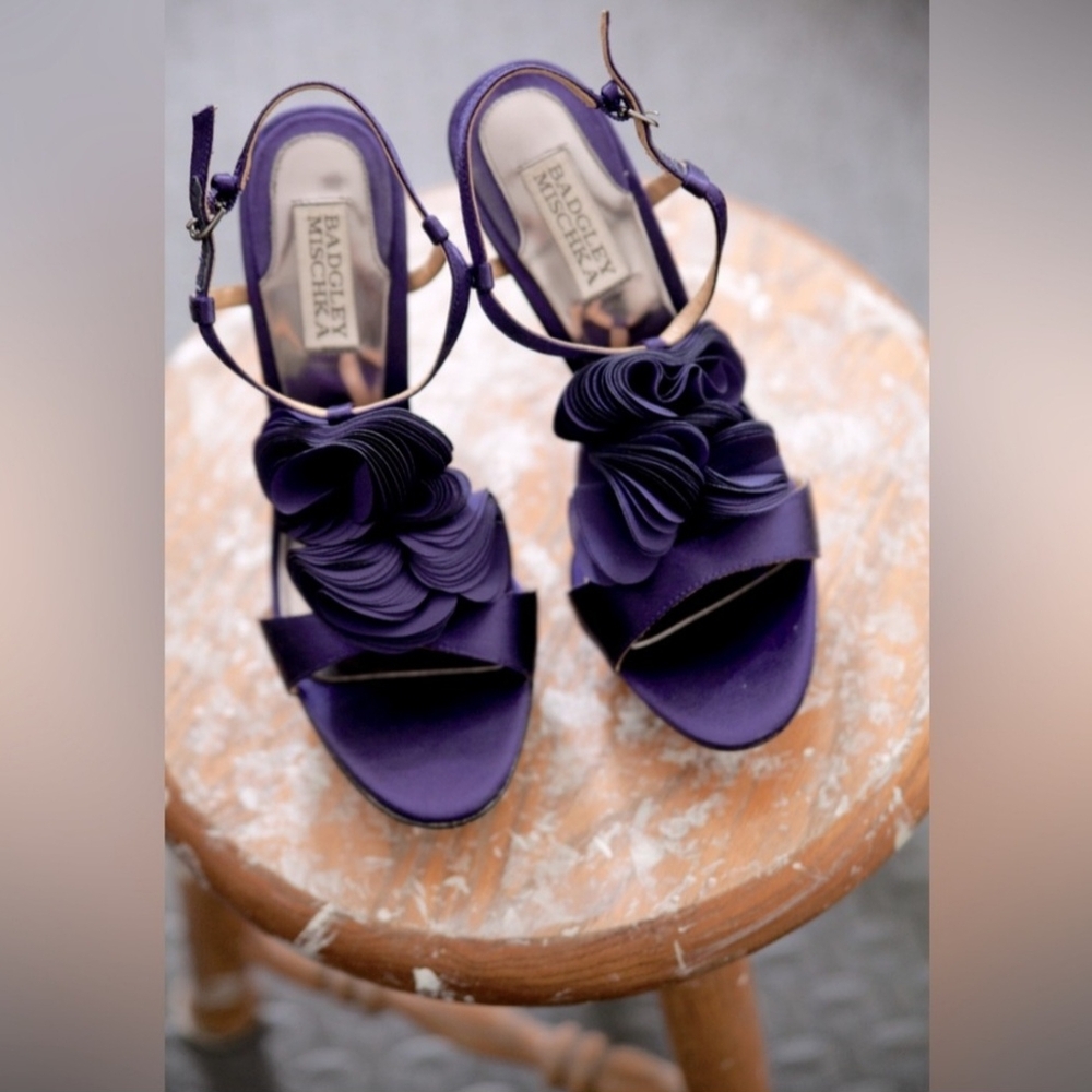 Badgley Mischka Women's Purple Sandals